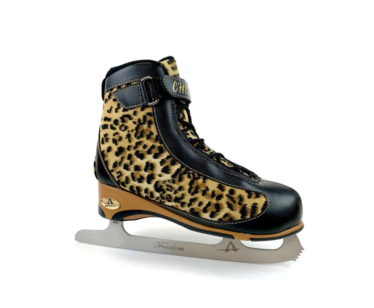 American Athletic -Soft Boot Cheetah Figure Skates 4 American Athletic -Soft Boot Cheetah Figure Skates - Image 2