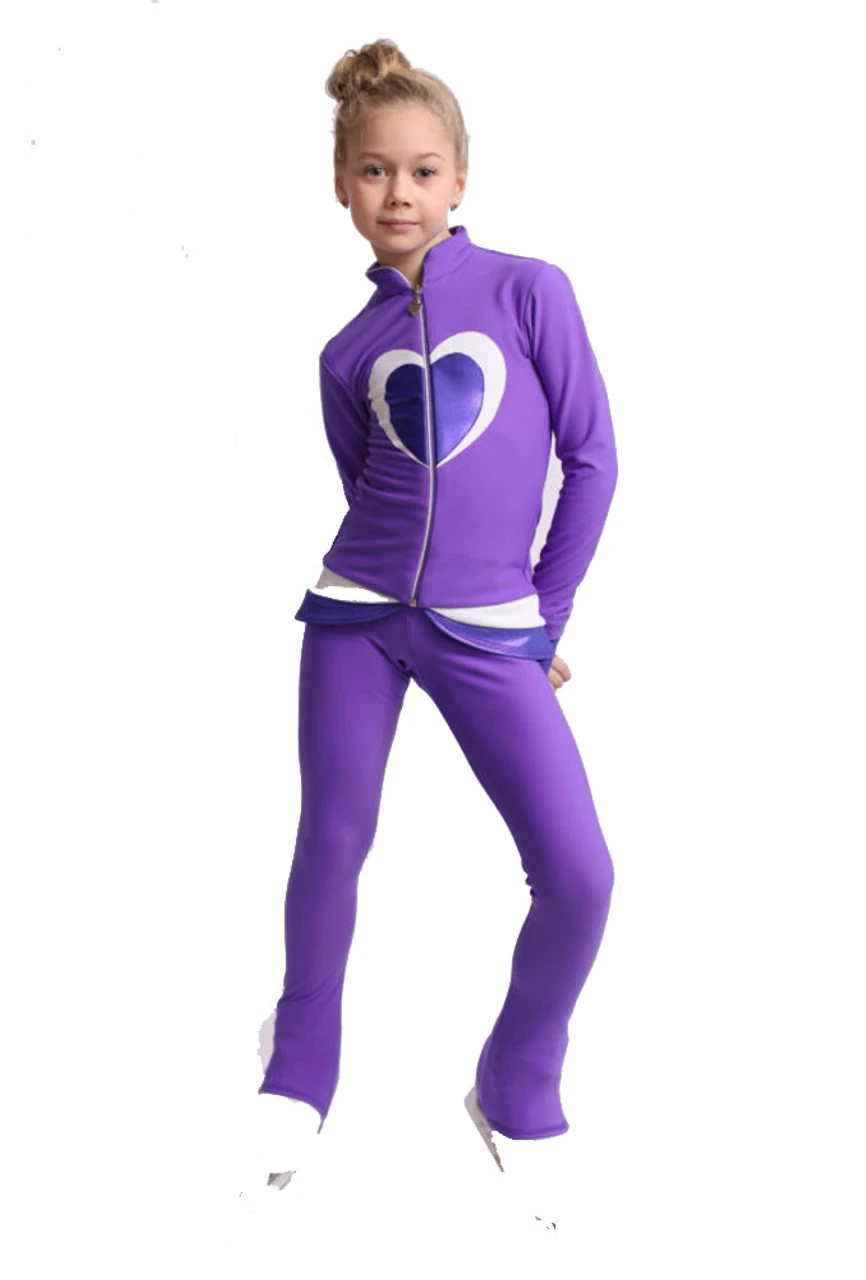 IceDress Figure Skating Outfit - Thermal - Tutti Frutti(25% OFF, Purple, White) 6 IceDress Figure Skating Outfit - Thermal - Tutti Frutti(25% OFF, Purple, White) - Image 4