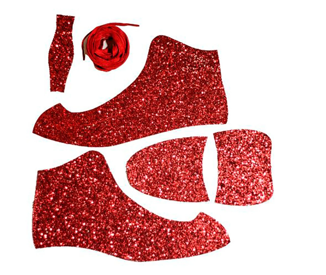 American Athletic Skate Wrap Womens - Sparkle Red 4 American Athletic Skate Wrap Womens - Sparkle Red - Image 2