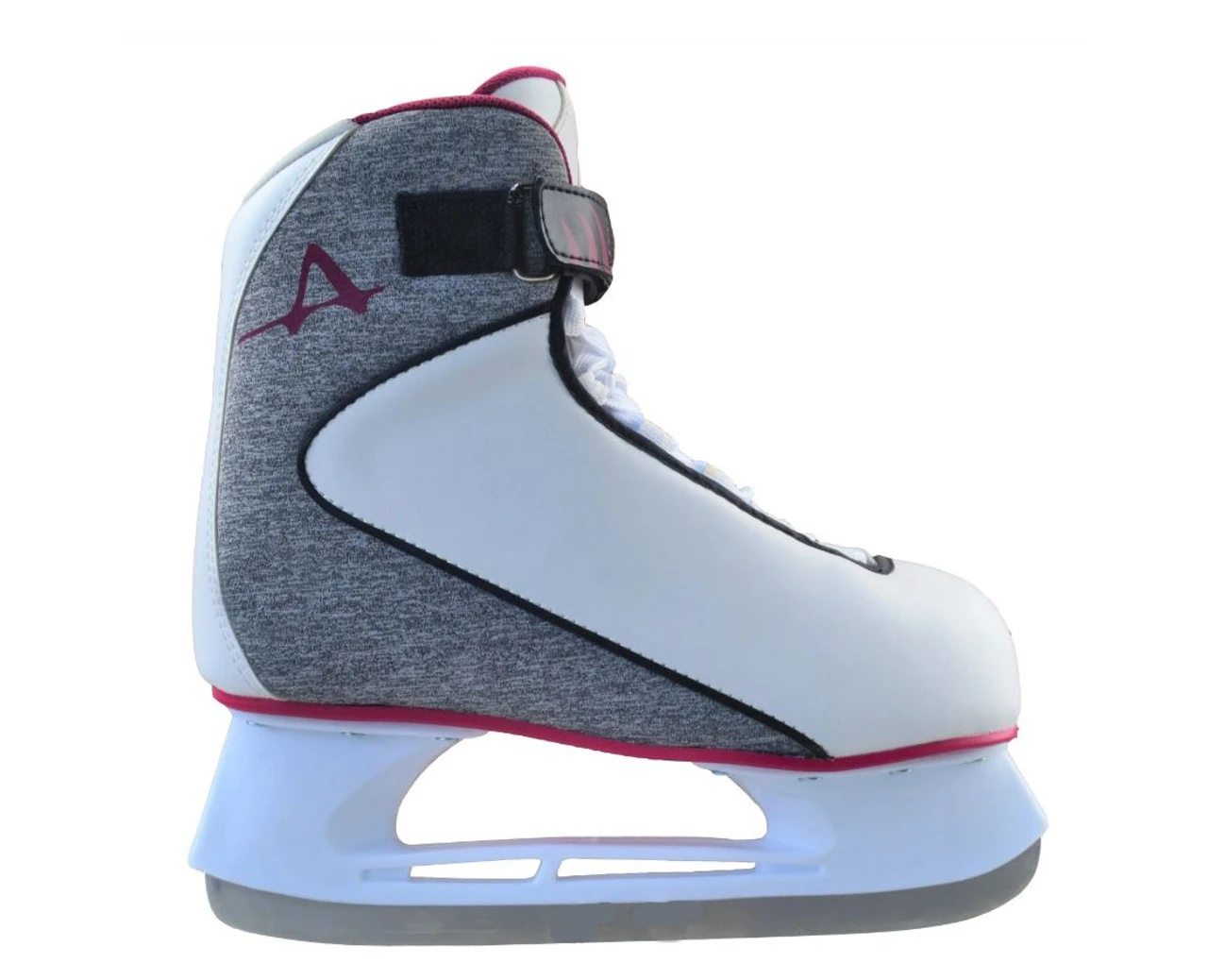 American Athletic -Soft Boot Hockey Skate -Women's (White And Grey) 4 American Athletic -Soft Boot Hockey Skate -Women's (White And Grey) - Image 2