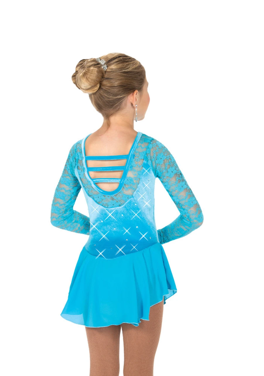 Jerry's Ice Skating Dress 149 - Jewelled Lace Dress - Sky Blue (15% OFF) 4 Jerry's Ice Skating Dress 149 - Jewelled Lace Dress - Sky Blue (15% OFF) - Image 2