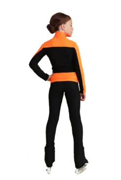 IceDress Figure Skating Outfit - Thermal - Bubble Gum (Black, Fluorescent Orange) -Skate Shop 2fdeeba2a8de 97301.1600954783
