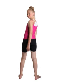 IceDress - Two-color Figure Skating Cami Top (Fuchsia And White) -Skate Shop 3.1672310833 22931.1672314499