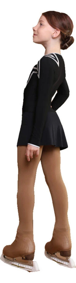 IceDress Figure Skating Dress - Thermal - Constellation (Black With Silver) -Skate Shop 32ecb5de1b15 44019.1601395567