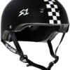 S1 Lifer Helmet - Black Matte W/ White Checkers 2 S1 Lifer Helmet - Black Matte W/ White Checkers -Skate Shop 36742.1636493805