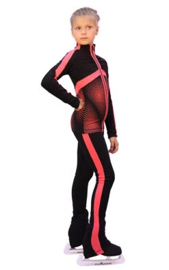 IceDress Figure Skating Pants- Jump (Black With Coral Stripes) 6 IceDress Figure Skating Pants- Jump (Black With Coral Stripes) -Skate Shop 38c0320ffb33 79556 76254 07522 01670 61776 91361.1582457347