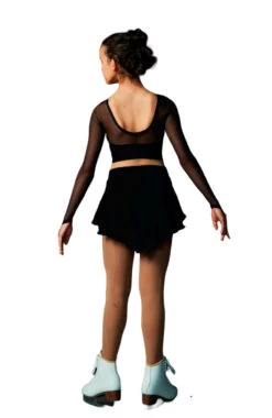 Elite Xpression - Black Crop Top Dress With Mesh Dress 12 Elite Xpression - Black Crop Top Dress With Mesh Dress -Skate Shop 3 18760.1663860559