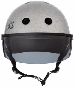 S1 Lifer Visor Helmet - GEN 2 - Silver Gloss Glitter W/ Tint Visor 8 S1 Lifer Visor Helmet - GEN 2 - Silver Gloss Glitter W/ Tint Visor -Skate Shop 3 25903.1599744454