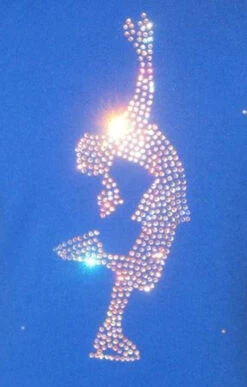 Blue Figure Skating Jacket With "Layback" Applique 8 Blue Figure Skating Jacket With "Layback" Applique -Skate Shop 3 54550.1667941074