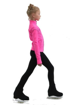 IceDress Figure Skating Jacket - Thermal - Kant (Hot Pink With Black) -Skate Shop 3 82809 43029 04146.1582511645