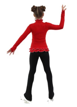 IceDress Figure Skating Jacket - Thermal - Minx (Red, White, Black) -Skate Shop 3 83163 99286.1582479324