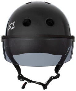 S1 Lifer Visor Helmet - GEN 2 - Black Gloss W/ Tint Visor 8 S1 Lifer Visor Helmet - GEN 2 - Black Gloss W/ Tint Visor -Skate Shop 3 87616.1599744448