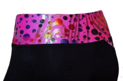 Criss Cross Poly/Spandex Party Pink Ice Skating Pants -Skate Shop 3 93144.1667940553