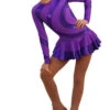 IceDress Figure Skating Dress - Thermal - Serpentine (Purple With Purple Lycra) -Skate Shop 3c4b941a410b 46750 04845 64411.1582446275