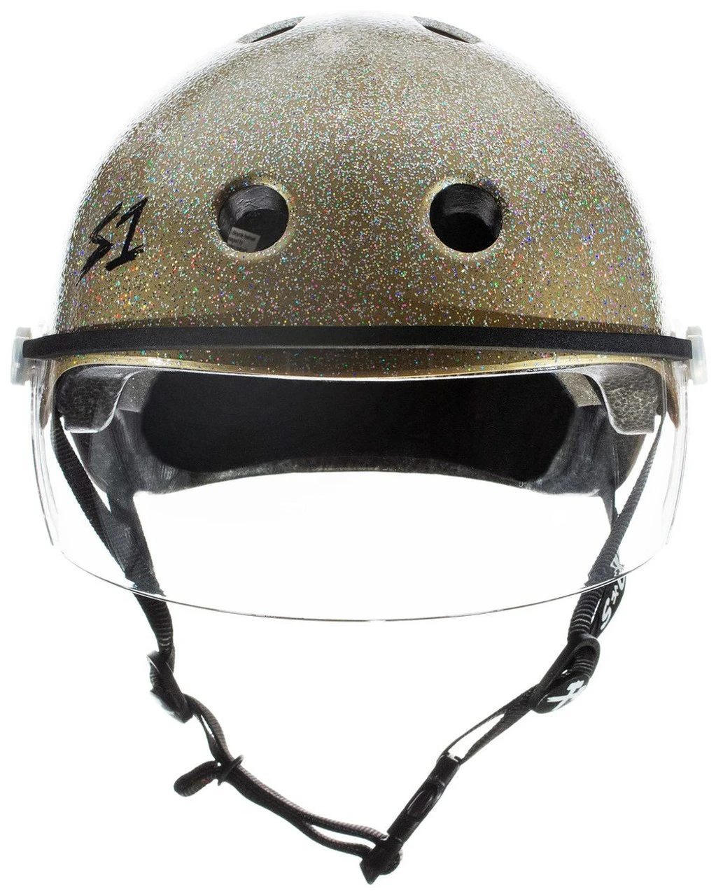 S1 Lifer Visor Helmet - Gen 2 - Gold Gloss Glitter W/ Clear Visor 5 S1 Lifer Visor Helmet - Gen 2 - Gold Gloss Glitter W/ Clear Visor - Image 3