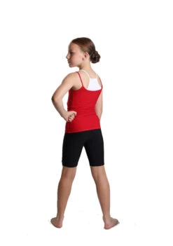 IceDress - Two-color Figure Skating Cami Top (Red And White) -Skate Shop 4.1672310508 21954.1672314463