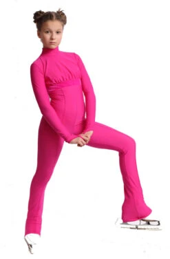 IceDress Figure Skating Overalls - Thermal - Style (Fuchsia With Velvet Trim) -Skate Shop 4633da2a65d4 77772 59930 84055 21363.1582514375