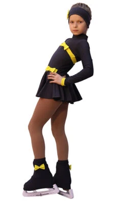 IceDress Figure Skating Dress - Thermal - Bows (Dark Grey And Yellow) 7 IceDress Figure Skating Dress - Thermal - Bows (Dark Grey And Yellow) -Skate Shop 48a1a9d93207391f186cf9af8c705951 68176 25229 42761 53514 07031 31876.1602588078