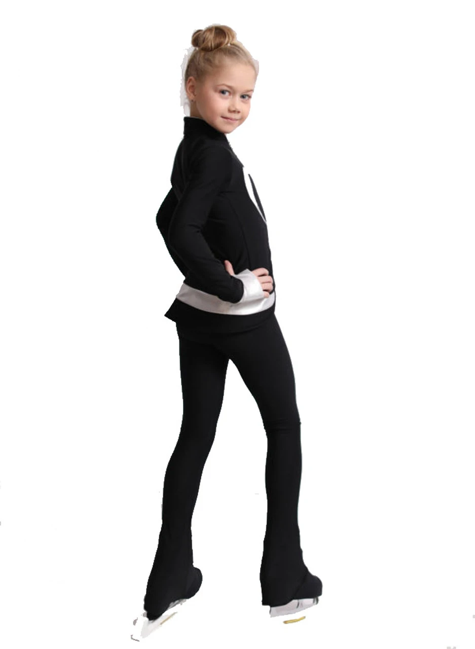 IceDress Figure Skating Outfit - Thermal - Tutti Frutti(Black With Silver) 4 IceDress Figure Skating Outfit - Thermal - Tutti Frutti(Black With Silver) - Image 2