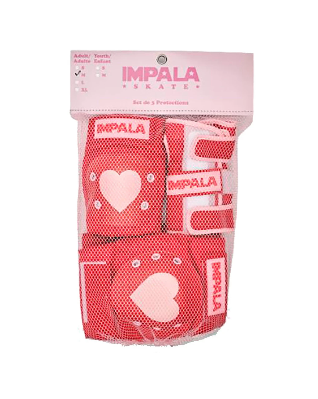 Impala Rollerskates - Adult Protective Pack (Red Hearts) 6 Impala Rollerskates - Adult Protective Pack (Red Hearts) - Image 4