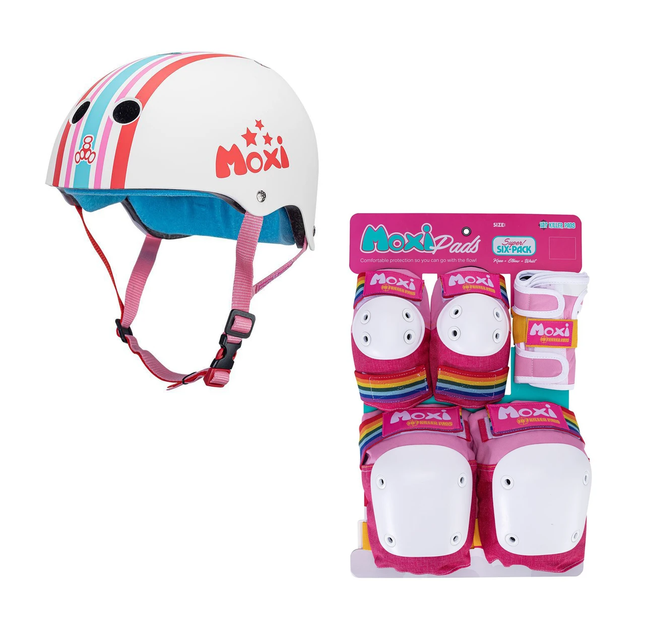 Moxi Combo Set - Moxi Pads & Moxi Helmet 4 Moxi Combo Set - Moxi Pads & Moxi Helmet - Image 2