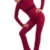 IceDress Figure Skating Overalls - Thermal - Style (Bordeaux With Velvet Trim) 2 IceDress Figure Skating Overalls - Thermal - Style (Bordeaux With Velvet Trim) -Skate Shop 4a3efd869cd4 96979 54747 52421.1582479522