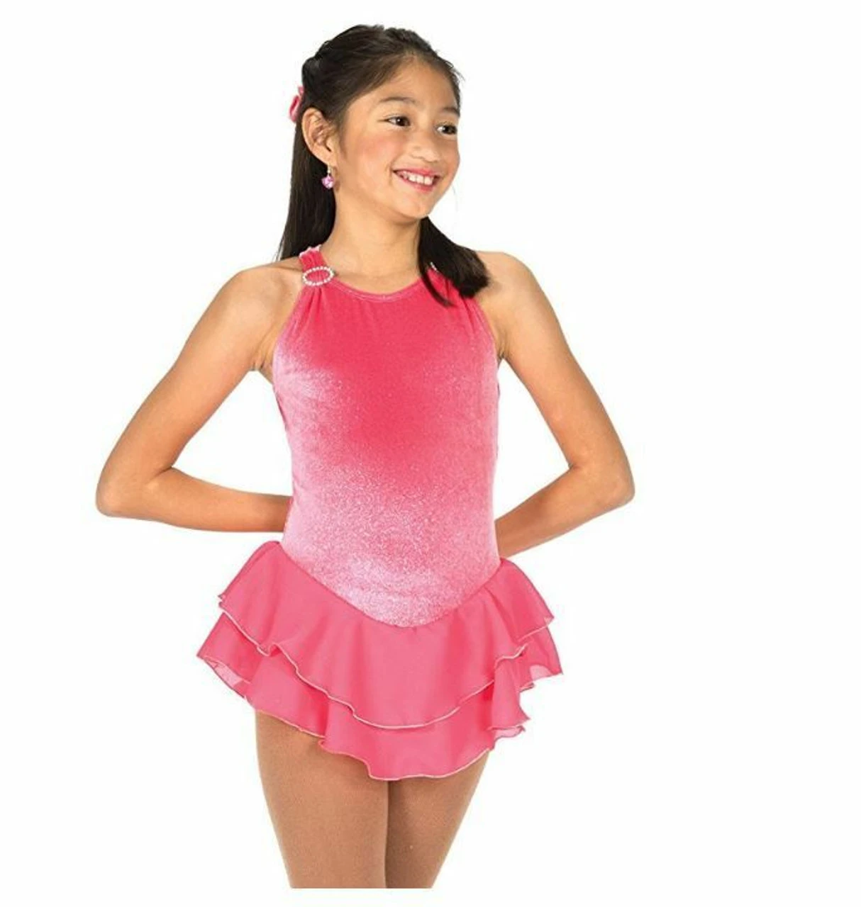 Jerry's Figure Skating Dress #10 - Ice Shimmer Dress - Pink (15% OFF) 3 Jerry's Figure Skating Dress #10 - Ice Shimmer Dress - Pink (15% OFF)