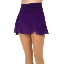 Jerry's 517 Faux Wrap Figure Skating Skirts - Plum