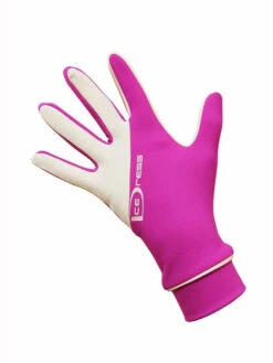 IceDress Two Color Thermal Figure Skating Gloves Sport (Pink/ White)
