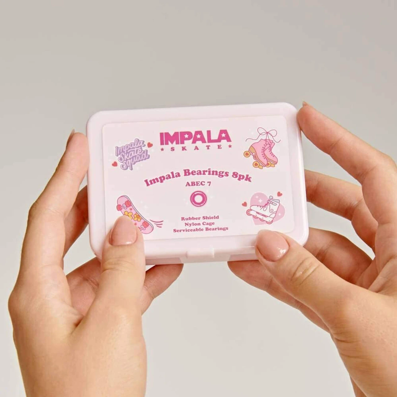 Impala Rollerskates - ABEC-7 Bearing Set 8pcs (Pink, For 4 Wheels) 6 Impala Rollerskates - ABEC-7 Bearing Set 8pcs (Pink, For 4 Wheels) - Image 4