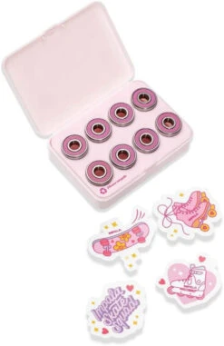Impala Rollerskates - ABEC-7 Bearing Set 8pcs (Pink, For 4 Wheels)