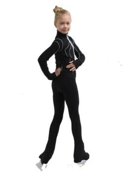 IceDress Figure Skating Pants - Thermal - Kant (Black With White) -Skate Shop 5 00563 60468 94957.1582512921