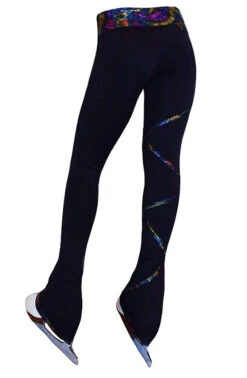 Criss Cross Poly/Spandex Stardust Sparkle Ice Skating Pants XP230 -Skate Shop 5 01640.1667940538
