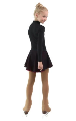 IceDress - Figure Skating Skirts - Harmony (Black With Fuchsia ) -Skate Shop 5c42aed3bad8 76533 31300.1582480644