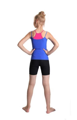 IceDress - Two-color Figure Skating Cami Top (Cornflower And Fuchsia) -Skate Shop 6.1672310471 39425.1672314455