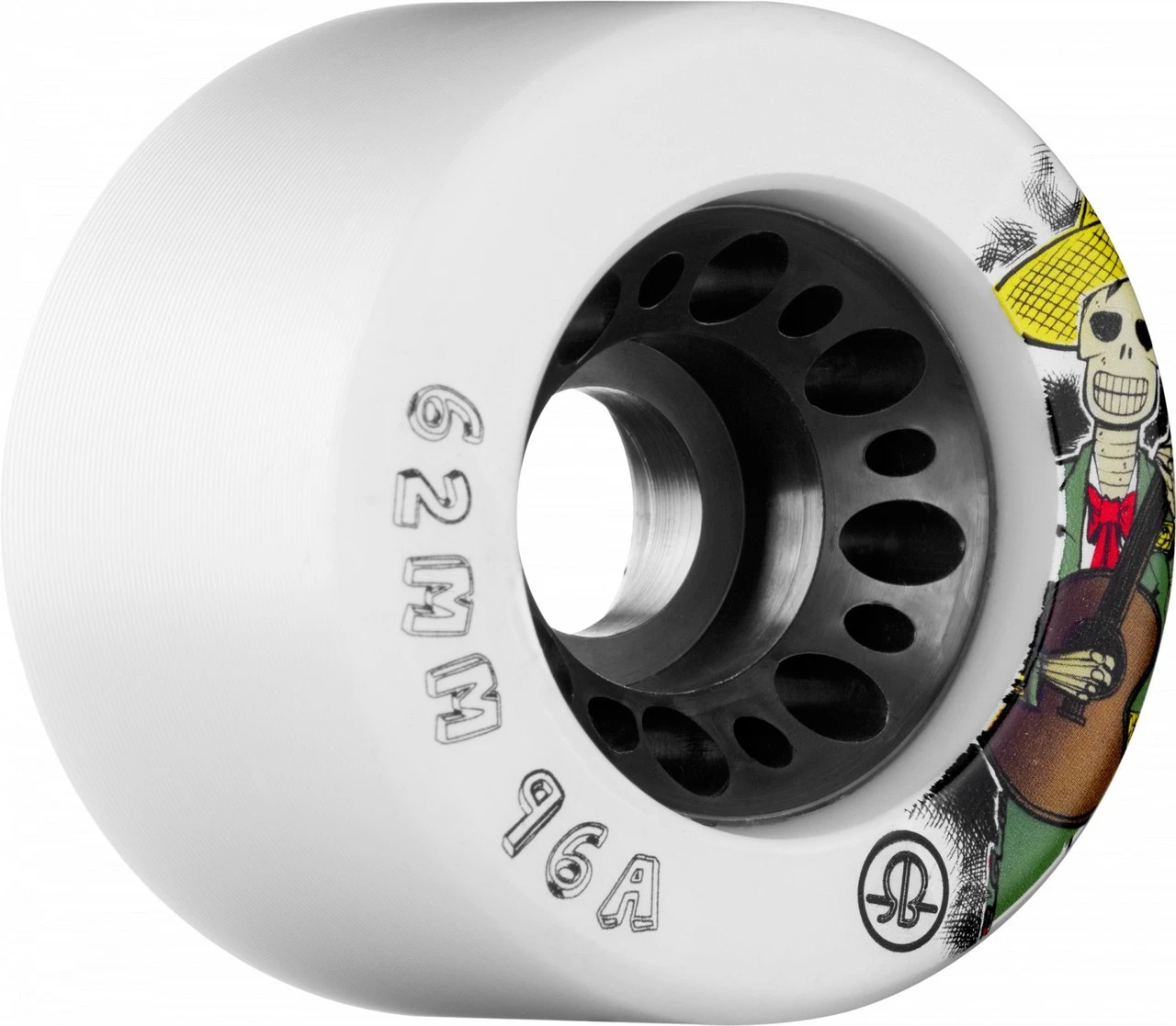Rollerbones Day Of The Dead Speed Wheel ( 62mm, Set Of 4) 8 Rollerbones Day Of The Dead Speed Wheel ( 62mm, Set Of 4) - Image 6