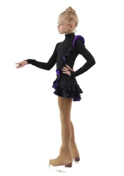 IceDress Figure Skating Dress - Thermal - Flamenco (Black With Violet) -Skate Shop 632ac769e8d1 25733 54420 55352.1582510643