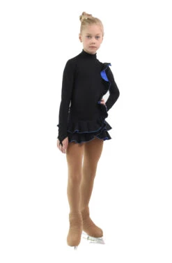 IceDress Figure Skating Dress - Thermal - Flamenco (Black With Cornflower) -Skate Shop 6e74c3d9a96e 22239 31973.1582482070