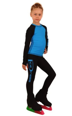 IceDress Figure Skating Outfit - Thermal - IceDress Lite (Linglish With Leggings) (Black With Blue) 6 IceDress Figure Skating Outfit - Thermal - IceDress Lite (Linglish With Leggings) (Black With Blue) -Skate Shop 6eb7d8c57818 25359 12178 55363.1582431182