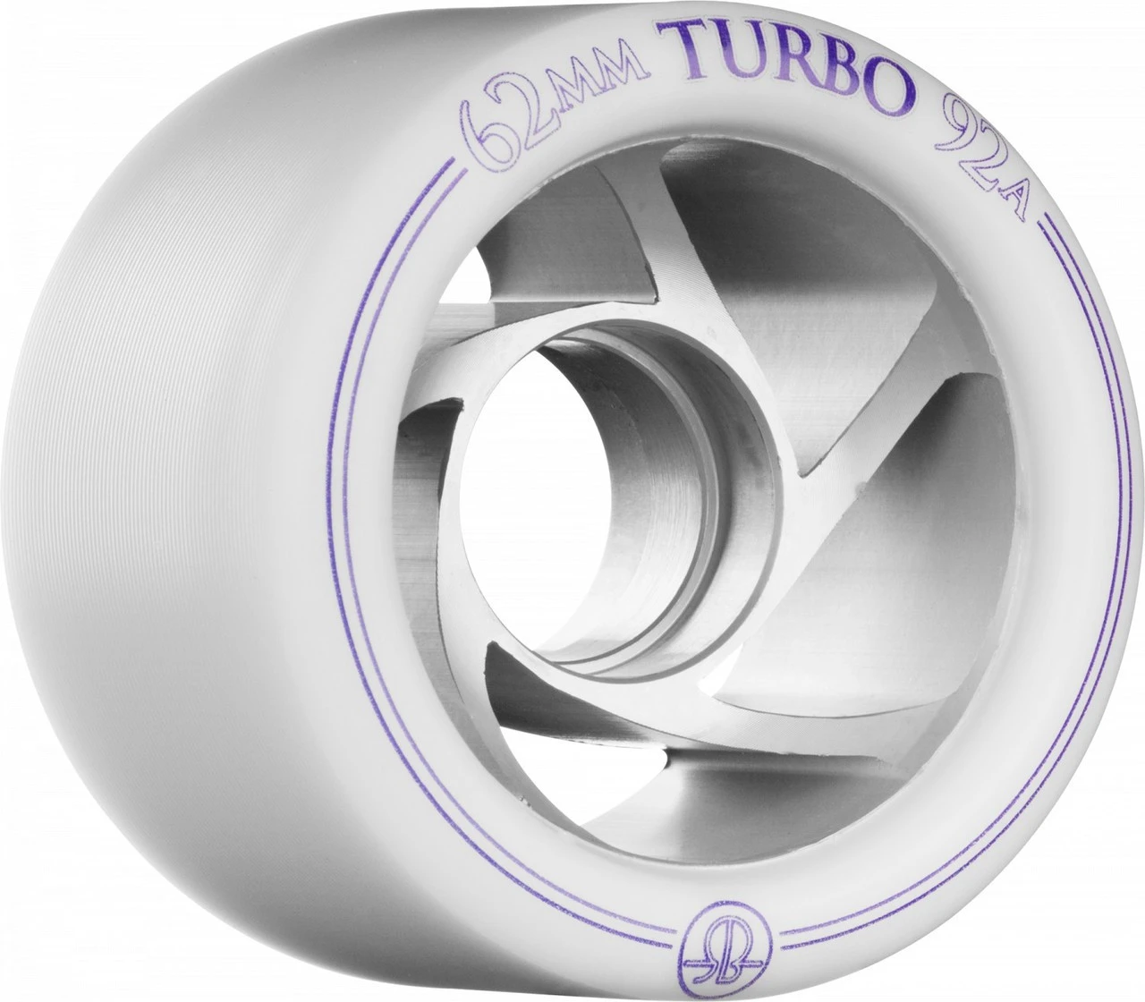 Rollerbones Turbo Speed/Derby Wheels With An Aluminum Hub (62mm, Set Of 8) 8 Rollerbones Turbo Speed/Derby Wheels With An Aluminum Hub (62mm, Set Of 8) - Image 6
