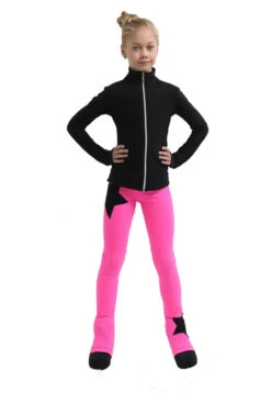 IceDress Figure Skating Outfit - Thermal - Disco Dance (Black With Hot Pink) -Skate Shop 7b1f1a19bff4 23919 78030.1582486358