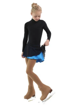 IceDress - Figure Skating Skirts - Harmony (Black With Blue ) -Skate Shop 7d7f9923b618 26358 94964 67255.1582511698