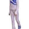 IceDress Figure Skating Thermal Jacket - Rays (White And Blue)