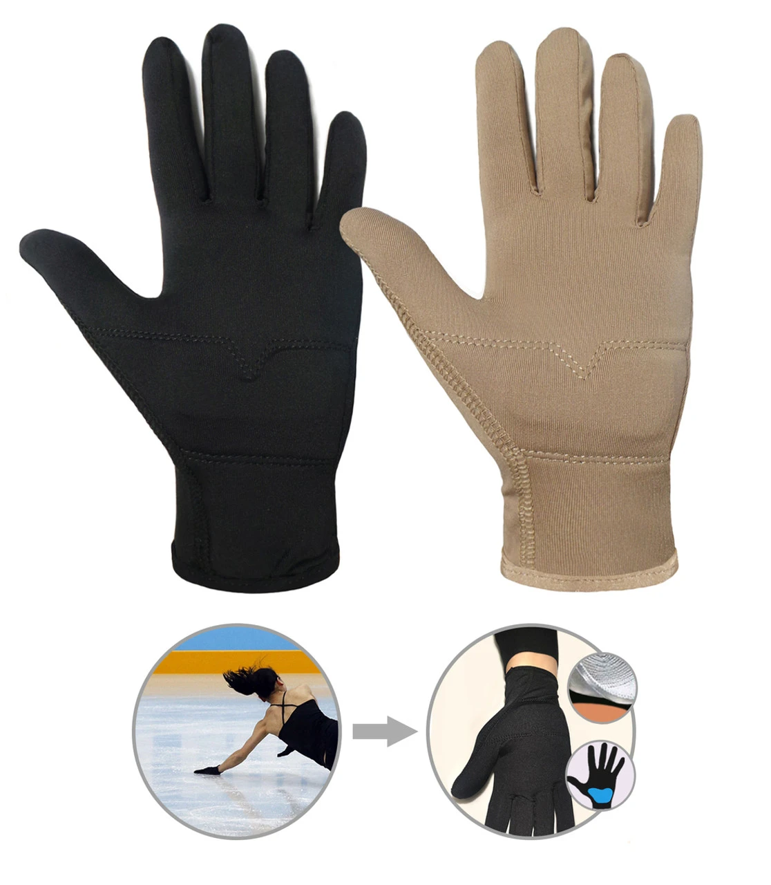 Figure Skating Gloves - Competition And Practice 3 Figure Skating Gloves - Competition And Practice