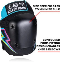 187 Killer Pads Adult Six Pack - Electric Bolt 8 187 Killer Pads Adult Six Pack - Electric Bolt -Skate Shop 91sK25fuIhS. AC SL1500 23502.1651760383