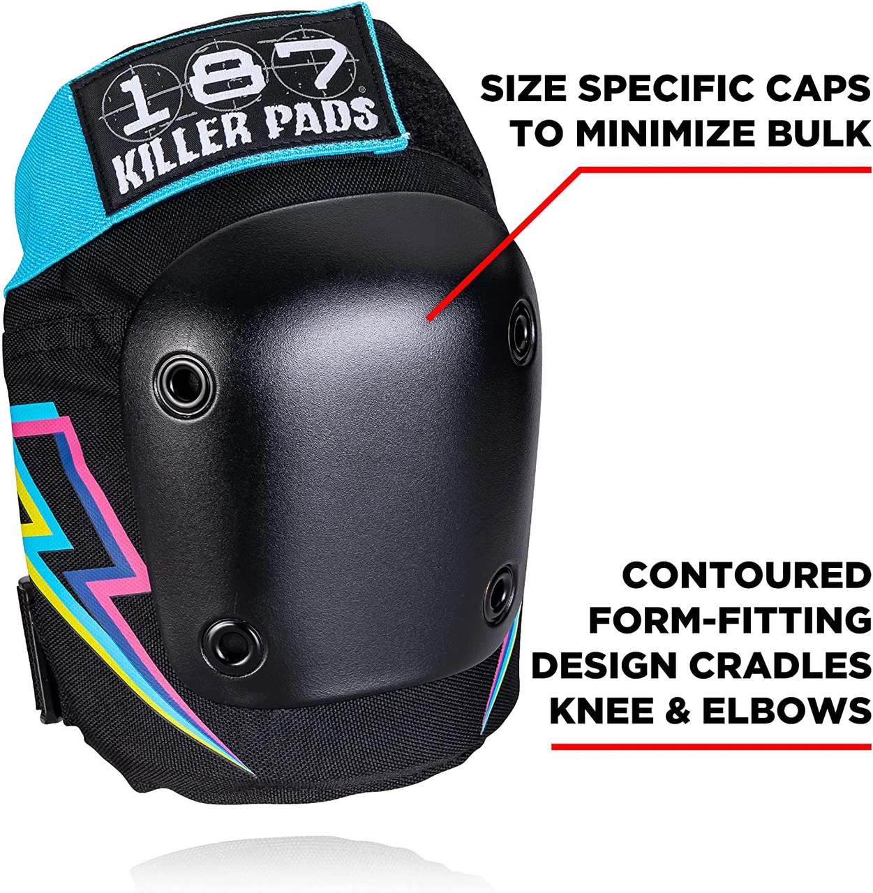 187 Killer Pads Adult Six Pack - Electric Bolt 5 187 Killer Pads Adult Six Pack - Electric Bolt - Image 3