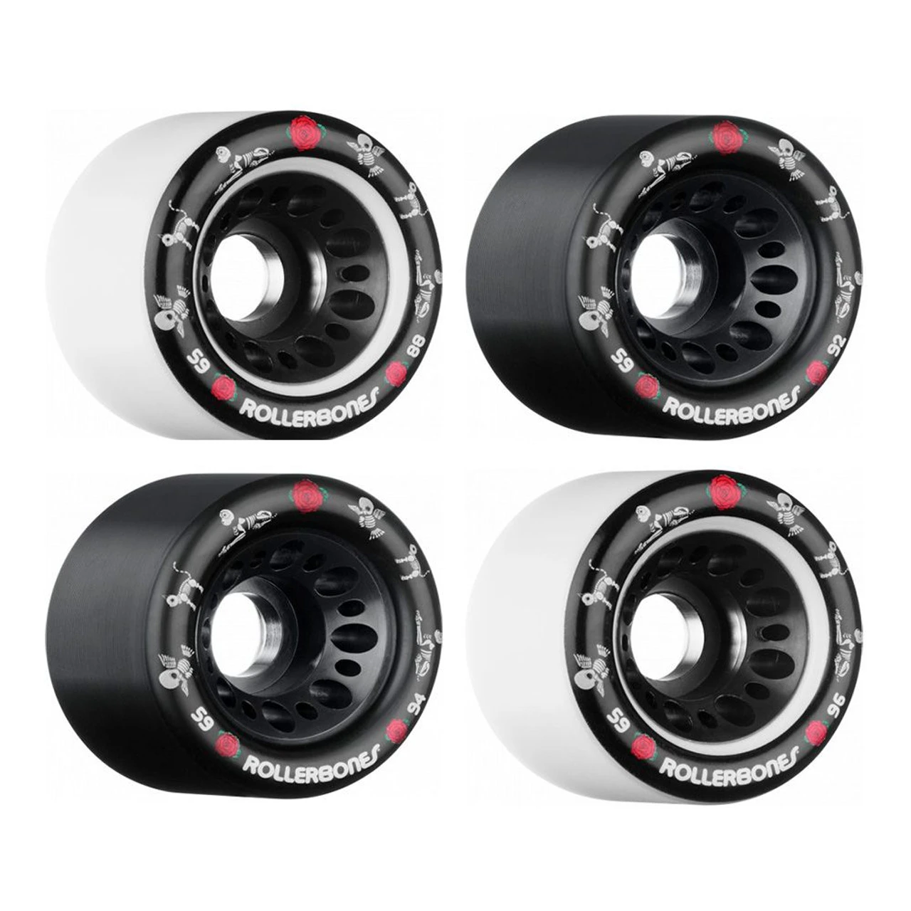 Rollerbones Pet Day Of The Dead Speed Wheel ( 59mm, Set Of 4) 3 Rollerbones Pet Day Of The Dead Speed Wheel ( 59mm, Set Of 4)