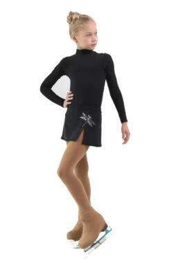 IceDress - Figure Skating Skirts - Rogue (Black With Dragonfly ) -Skate Shop 9aa3570ec7ab 55511 62639 28976.1582521466