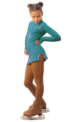 IceDress Figure Skating Dress - Thermal - Super Star (Emerald With Rhinestones) 9 IceDress Figure Skating Dress - Thermal - Super Star (Emerald With Rhinestones) -Skate Shop 9d4b935e84b1 02962 79503 26945.1582477750