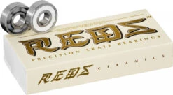 Bones Super REDS Ceramic Roller Skate Bearings 8mm (16 Pack)